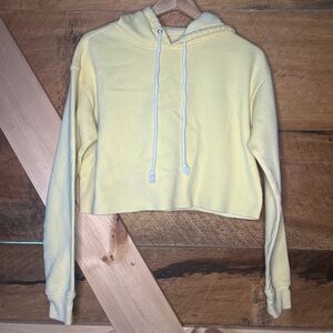 Wild Fable Womens small hoodie crop top yellow